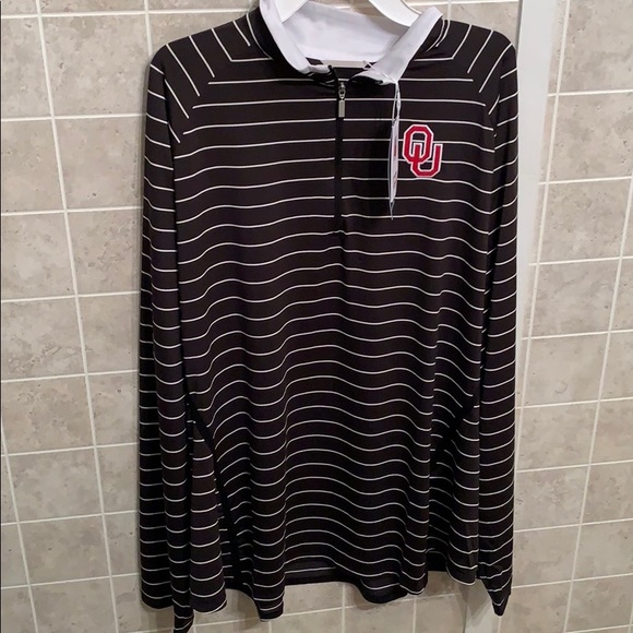 Cutter & Buck Tops - Oklahoma University Dry Tec Quarter Zip.